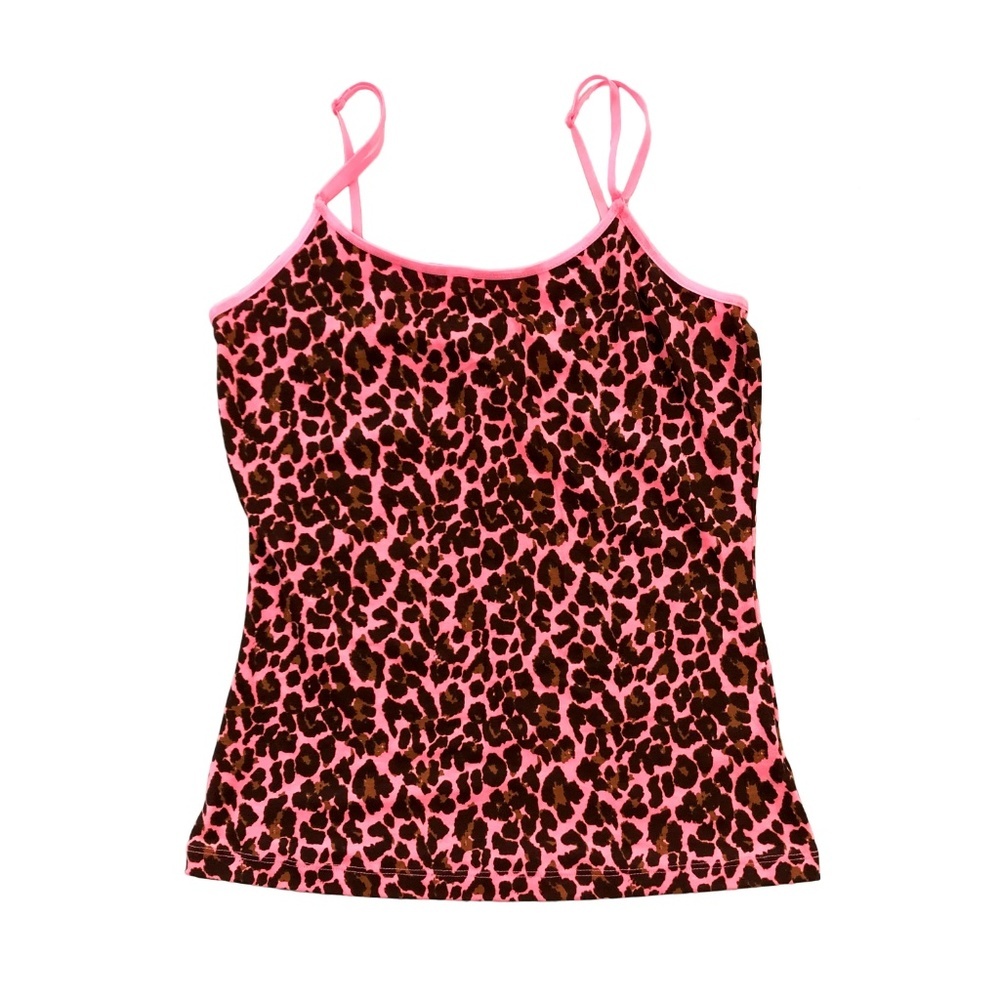 ๐ 5 for $25 ๐ Love Peace Hope by Zenana Neon Leopard Tank Tops - Picture 4 of 4